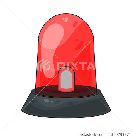 illustration of siren  130979387