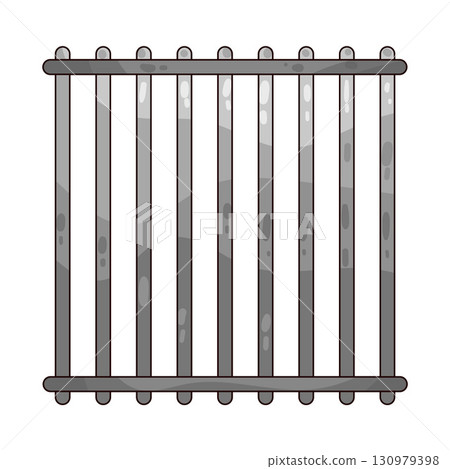 illustration of Prison bar 130979398
