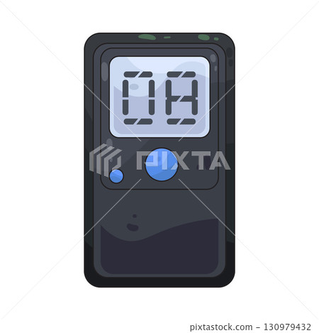 illustration of speed radar illustration of speed radar 130979432
