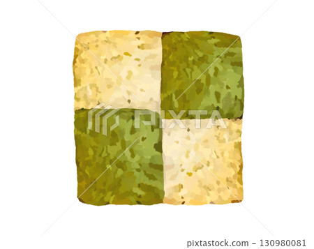 Icing Cookies (Checkered Pattern) Matcha 130980081