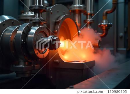 the robotic machine parts for the factory 130980305