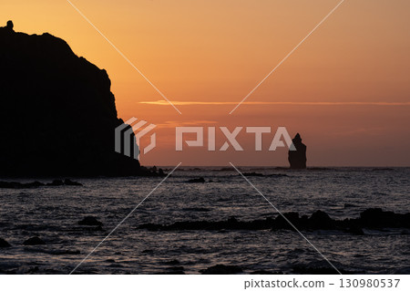Cape Kamui at dusk 130980537