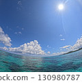 Refreshing scenery, the ocean of Okinawa 130980787