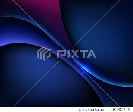 abstract background with glowing blue light and smooth purple gradients modern digital design with elegant flowing curves futuristic depth premium texture for creative template and backdrop 130981200