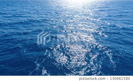AI image: Ocean reflecting sunlight 130981580