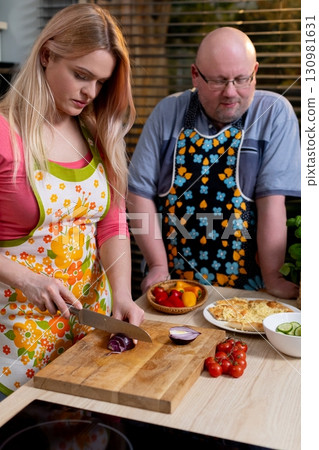 Cooking Together A Joyful Culinary Experience That Brings Families and Friends Closer Together 130981631