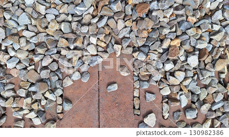 石頭素材的背景 130982386