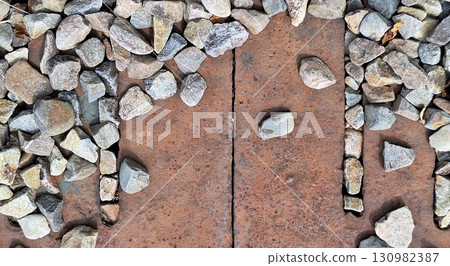Background of stone material 130982387