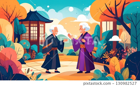 祖父和祖母 祖父和祖母 130982527