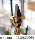 Soprano saxophone and mouthpiece with resin reed Soprano saxophone and mouthpiece with resin reed 130983569