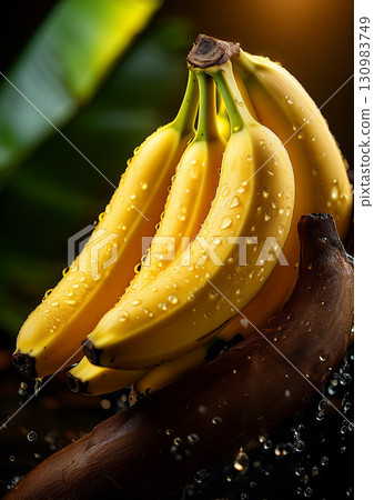 Fresh and delicious bananas 130983749