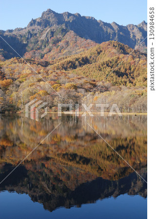 Autumn at Kagamiike Pond @Togakushi Autumn leaves at Kagamiike Pond @Togakushi, Nagano Autumn at Kagamiike Pond @Togakushi Autumn leaves at Kagamiike Pond @Togakushi, Nagano 130984658
