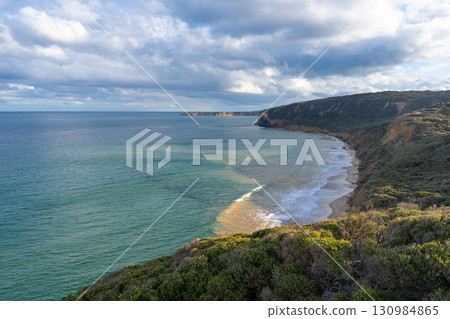Bells Beach at Aireys Inlet on the Great Ocean Road, Australia 130984865