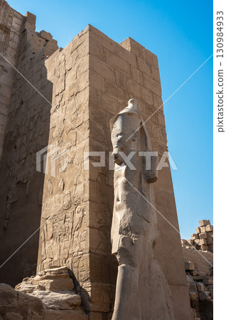 Ancient ruins of Karnak Temple in Luxor, Egypt Ancient ruins of Karnak Temple in Luxor, Egypt 130984933
