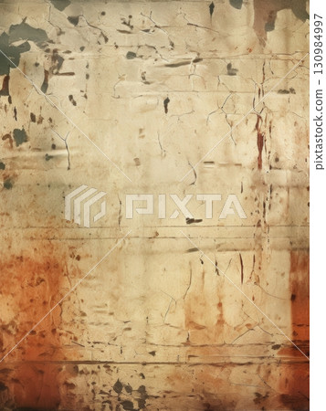 an AI Image Generator, Vintage Grunge Texture of Cracked and Weathered Wall Surface 130984997