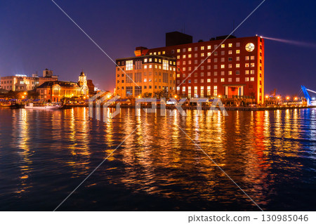 【福岡縣】門司港復古風～雨天的夜景 130985046