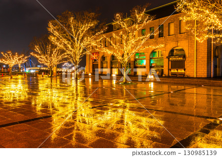 【福岡縣】門司港復古風～雨天的夜景 130985139