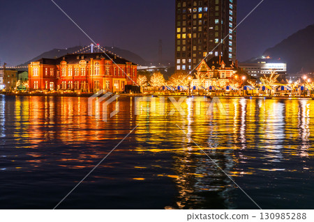 【福岡縣】門司港復古風~雨天的夜景 【福岡縣】門司港復古風~雨天的夜景 130985288