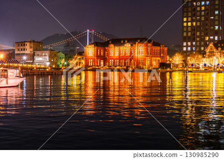 【福岡縣】門司港復古風～雨天的夜景 130985290