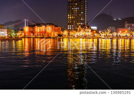 【福岡縣】門司港復古風～雨天的夜景 130985291