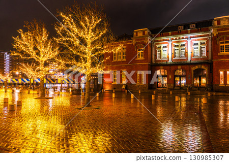 【福岡縣】門司港復古風～雨天的夜景 130985307