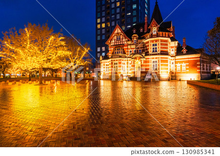 【福岡縣】門司港復古風～雨天的夜景 130985341