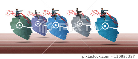 AI Technology Race AI Technology Race 130985357