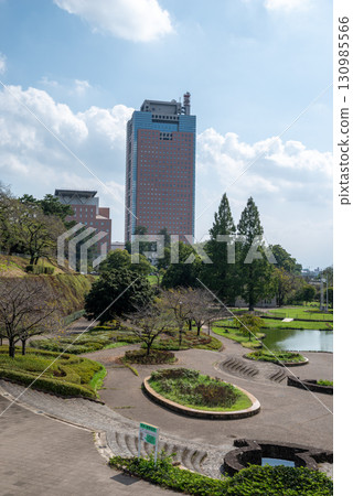 Gunma prefectural government office and Maebashi Park Gunma prefectural government office and Maebashi Park 130985566