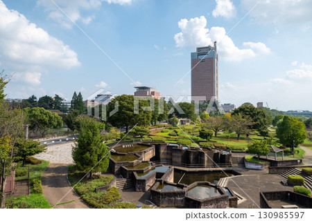 Gunma prefectural government office and Maebashi Park Gunma prefectural government office and Maebashi Park 130985597