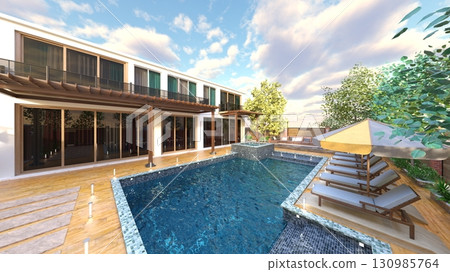 戶外水療中心 130985764