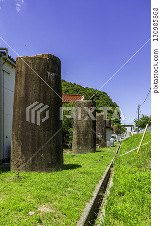 島根縣五津市山陰線鐵路橋碼頭五津本町 130985868