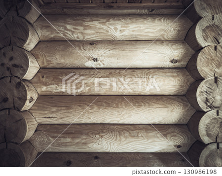 rounded log as a background rounded log as a background 130986198