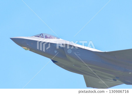 Japan Air Self-Defense Force's F-35A taking off 130986716