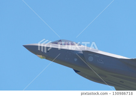 Japan Air Self-Defense Force's F-35A taking off 130986718