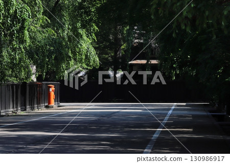 秋田縣 仙北市 圓形郵筒風景（角館重要保存地區） 130986917