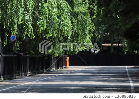 秋田縣 仙北市 圓形郵筒風景（角館重要保存地區） 130986926