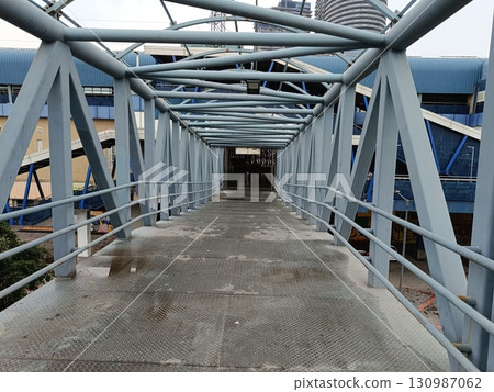 A picture of foot over bridge A picture of foot over bridge 130987062