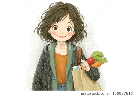 Miyu Series: Miyu High School Student Eco Bag 130987616