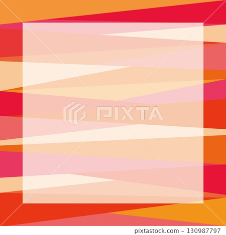 Geometric pattern frame white space autumn image 130987797