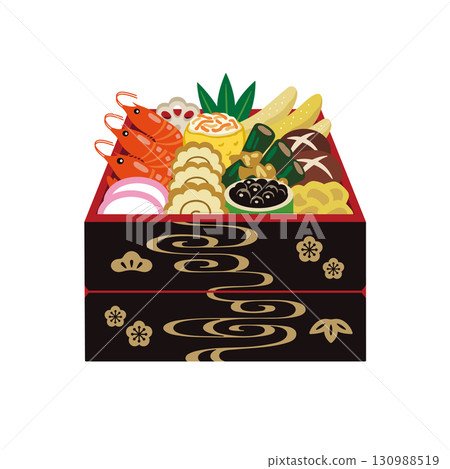 壽司菜餚的插圖 130988519