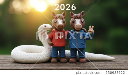 友善的馬兄弟和白蛇的祝福 130988622
