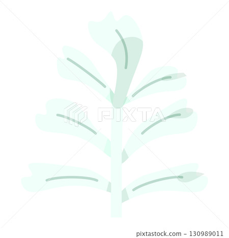 可用於聖誕裝飾的雛菊葉插圖 130989011