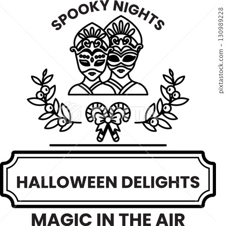 Halloween delights magic in the air 130989228