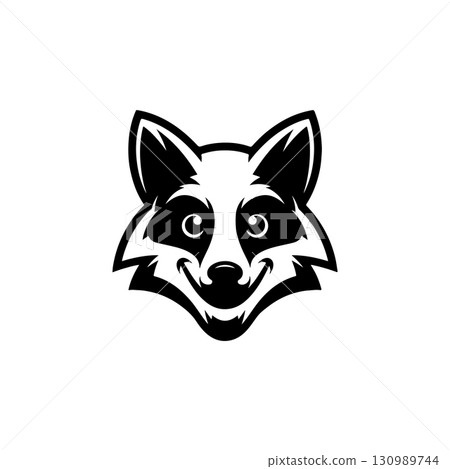 Illustration of fox head. Design element for logo, label, sign. Vector illustration Illustration of fox head. Design element for logo, label, sign. Vector illustration 130989744
