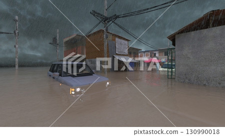 一個被淹沒的房子 130990018