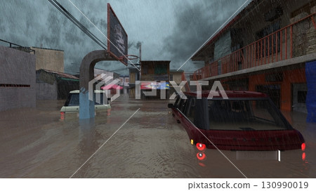 一個被淹沒的房子 一個被淹沒的房子 130990019