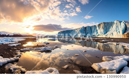 AI Image: Global Warming Image: Melting Permafrost 130990950