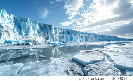 AI Image: Global Warming Image: Melting Permafrost 130990953