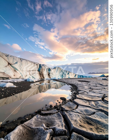 AI Image: Global Warming Image: Melting Permafrost 130990956