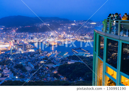 “長崎縣”夜景日本的稻佐山,三大夜景 “長崎縣”夜景日本的稻佐山,三大夜景 130991190